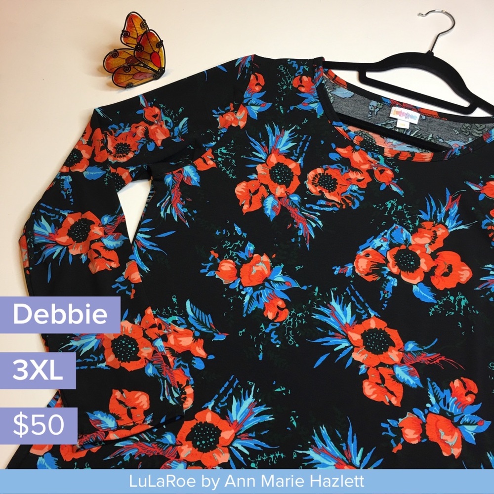 NWT LuLaRoe Debbie 3XL Triple Extra Large